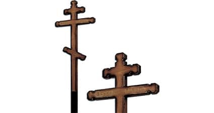Ритуальные товары - крест на могилу сосновый 2