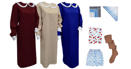 Ритуальные товары - одежда женская