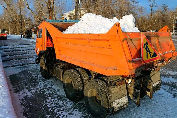 Уборка снега в Рязани