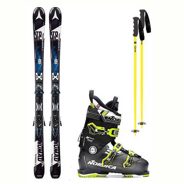 лыжный комплект из лыж палок и ботинок