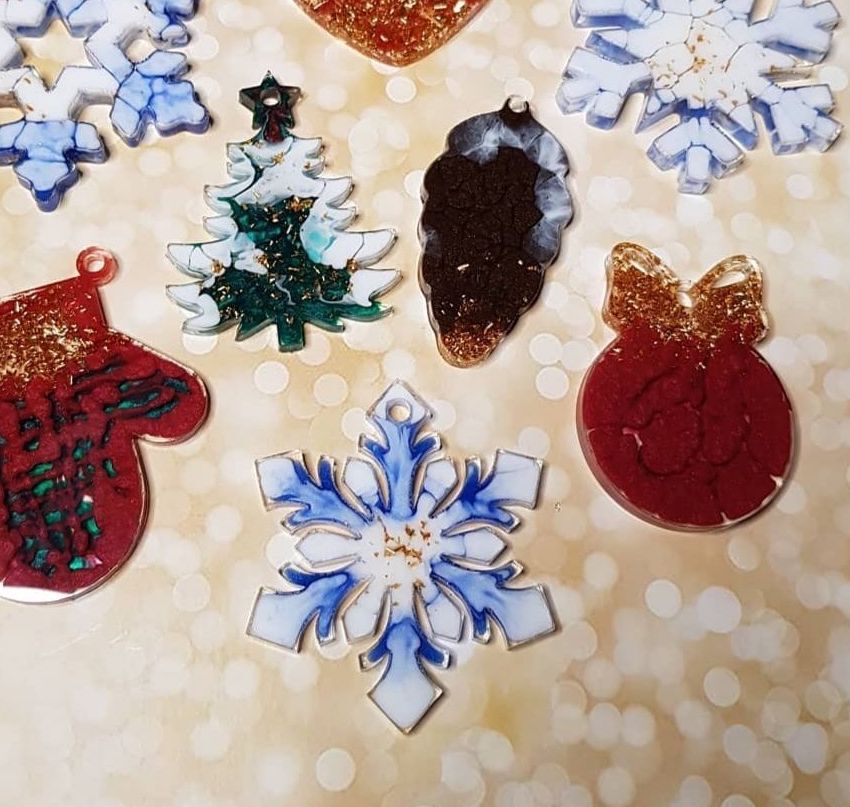 Новогодние Игрушки Из Эпоксидной Смолы Новогодние Игрушки Из Эпоксидной Смолы